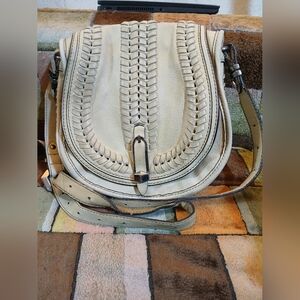 OrYany Braided Cream Shoulder Bag